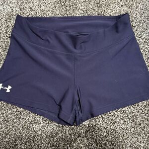 Under Armour Women's Navy athletic Shorts size large